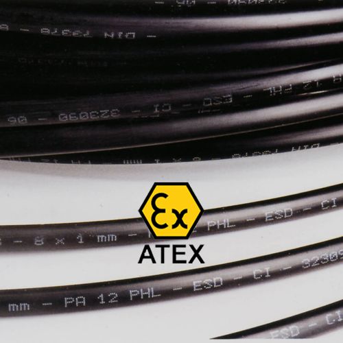 Mangueira para hidrocarbonetos - KNYTX - ALPHA AUTOMATISMES Sarl - para ar comprimido / em poliamida / em nylon
