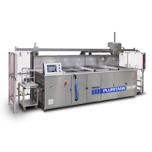 Máquina de limpeza ultrassônica - PLURITANK 95/8P - EUROCOLD srl - com detergente à base de água / automática / industrial