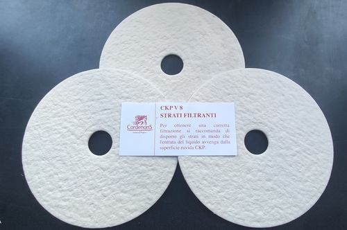 Placa filtrante para líquidos - CKP - OMG sas di Gibogini Stefano e C