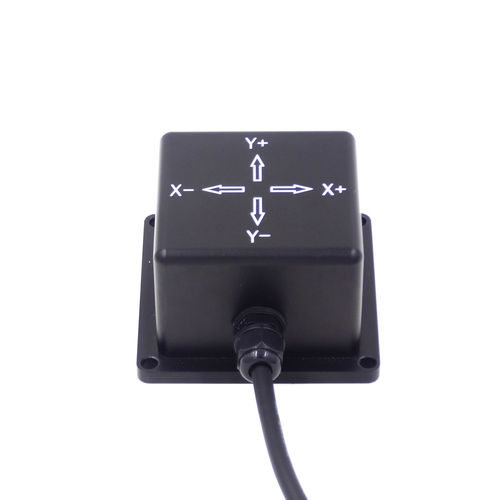 Sensor de inclinação de 2 eixos - ZCT205DL-I1 - Shanghai Zhichuan Electronic Tech Co., Ltd - com saída de corrente / IP67