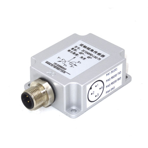 Sensor de inclinação de dois eixos - ZCT245RD-LAQ-75 - Shanghai Zhichuan Electronic Tech Co., Ltd - RS-232 / IP67 / dinâmico