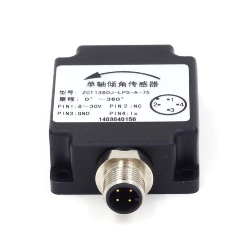 Sensor de inclinação de um eixo - ZCT1360J-LPS-A-75 - Shanghai Zhichuan Electronic Tech Co., Ltd - com saída de corrente / MEMS / eletrolítico