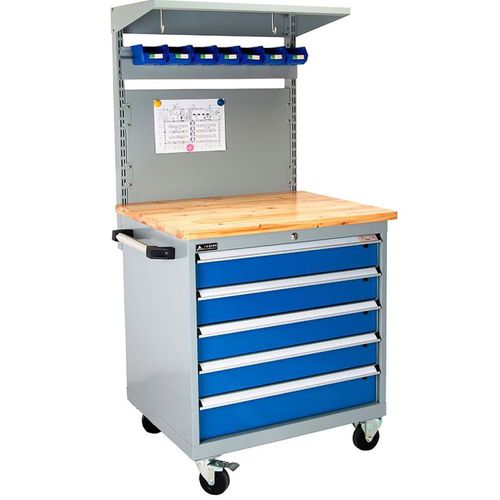 Armário para oficina - FZ-1034 - ChengDu SanJi Technology Co.,LTD - para ferramentas / com rodízios / com 5 gavetas