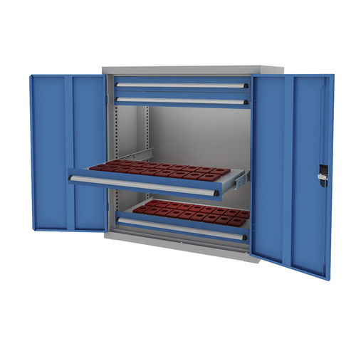Armário para ferramentas - FG-3018 - ChengDu SanJi Technology Co.,LTD - de piso / com gavetas / com 2 portas