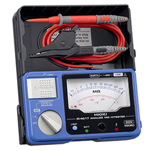 Testador de isolamento - IR401 series - HIOKI EUROPE GmbH - de resistência de isolamento / de cabos / robusto