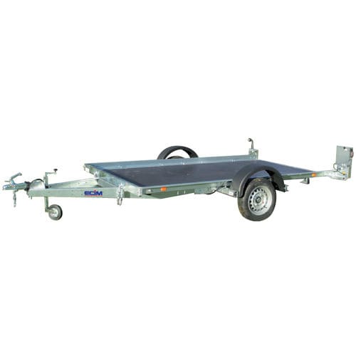 Carreta prancha - REV series  - ECIM Remorques - para equipamento industrial / de obras / de resíduos