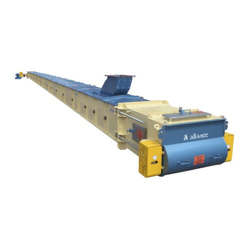 Transportador de esteira - ALLCE - Alliance Industria Mecânica - de movimentação / fechado / para produtos a granel