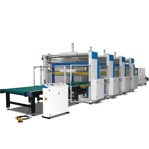 Enfardadeira totalmente automática - COMBO  - CONSTRUCCIONES METÁLICAS J BARBERAN, SA - para madeira / para móvel / para produtos em cerâmica