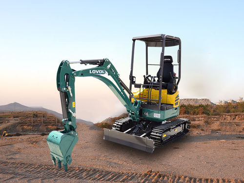 Escavadeira de médio porte - FR18E2-u - Lovol Heavy Industry Co., Ltd. - de esteiras / a diesel / para construção civil