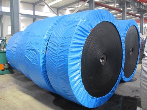 Correia transportadora em borracha - Qingdao Global Belting Co., Ltd. - com rolos de deslizamento / resistente a óleo