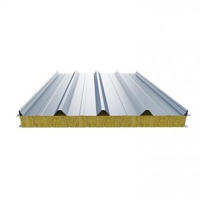 Painel sanduíche núcleo de lã de rocha - Shandong Wiskind Steel Building Stock Co., Ltd. - face em aço / para cobertura / à prova de água