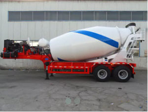 Semirreboque de cimento - CLW GROUP - para concreto / para tambores / com 2 eixos