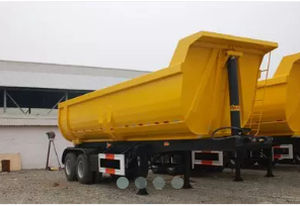 Semirreboque com caçamba - CLW5310 - CLW GROUP - porta-máquinas / para mangueiras / de pedra