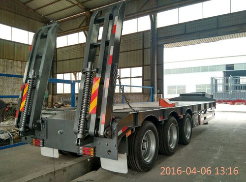 Semirreboque prancha - 43534FE - CLW GROUP - de placas / para jantes / com 3 eixos