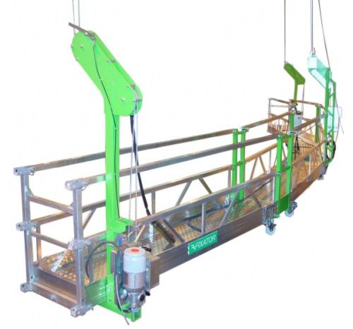 Plataforma de trabalho - ACCESUS - suspensa / para canteiro de obras / elétrica