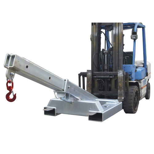 Guindaste de braço para empilhadeira - FJA750 - Longhe Intelligent Equipment Manufacturing Co.,Ltd - telescópico / para máquina de obras / com dispositivo de preensão