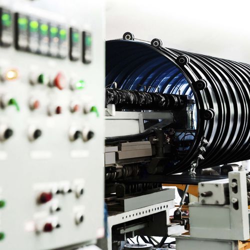 Linha de extrusão para tubos de PE com espirais de aço - BL-SRPP - Banline Pipeline Engineering Technology Co.Ltd - para termoplásticos