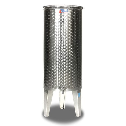 Tanque aberto - L - INOX d.o.o. - de armazenamento / para vinho / suco de fruta