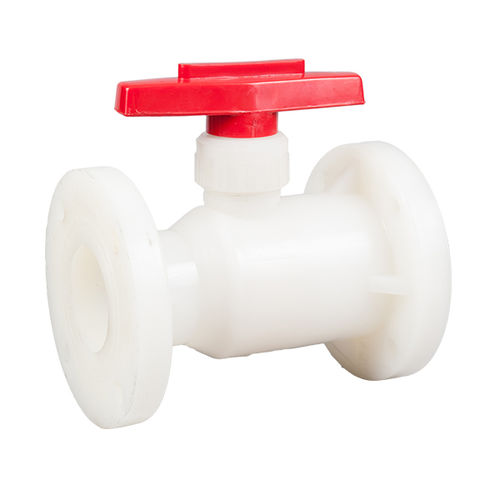 Válvula de esfera - Q41F-10S - Ningbo Baodi Plastic Valve Co., Ltd. - manual / de controle / flangeada