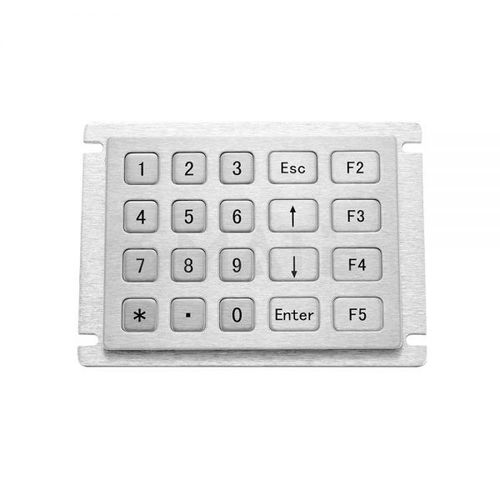 Teclado numérico 16 teclas - MKA-54N - MATE TECHNOLOGY SHENZHEN LIMITED - embutido / em aço inoxidável / IP65