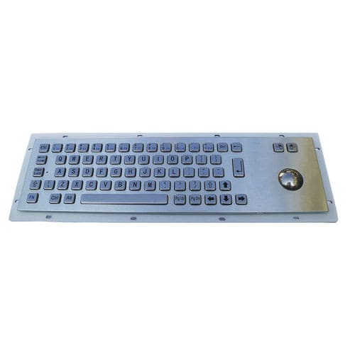 Teclado antivandalismo - MKA-65-B - MATE TECHNOLOGY SHENZHEN LIMITED - embutido / com teclas mecânicas / mouse integrado com 2 teclas