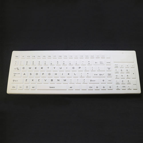 Teclado de mesa - MKB-106-NMWL - MATE TECHNOLOGY SHENZHEN LIMITED - com teclas mecânicas / 106 teclas / para uso médico
