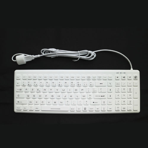 Teclado de mesa - MKB-110-NM-V3 - MATE TECHNOLOGY SHENZHEN LIMITED - com teclas mecânicas / industrial / para uso médico