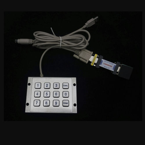 Teclado numérico 12 teclas - MKA-12-NL-V2 - MATE TECHNOLOGY SHENZHEN LIMITED - embutido / em aço inoxidável / RS-232