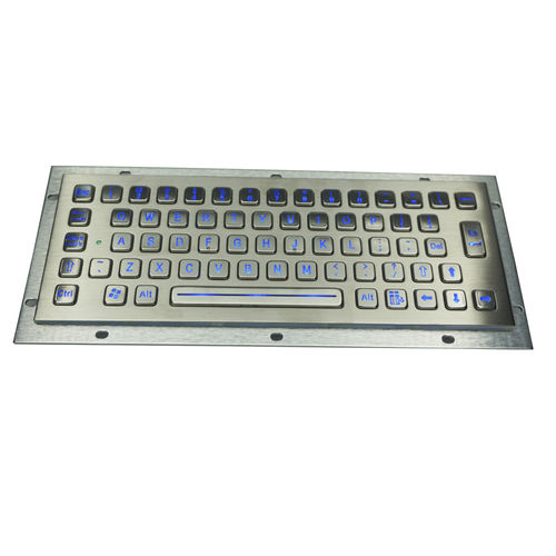Teclado embutido - MKA-65-L - MATE TECHNOLOGY SHENZHEN LIMITED - com teclas mecânicas / 65 teclas / para painel de comando