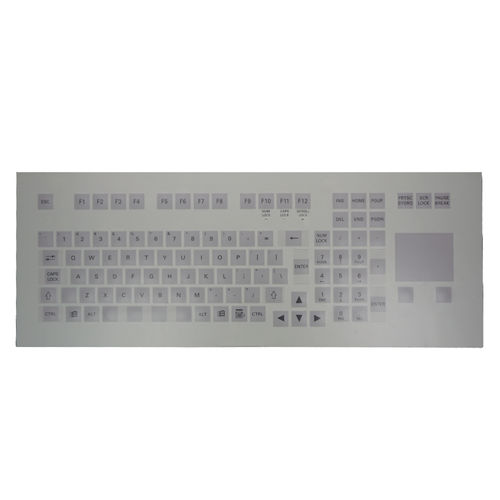 Teclado embutido - MKC-110-PN - MATE TECHNOLOGY SHENZHEN LIMITED - com microinterruptores / de membrana / 110 teclas