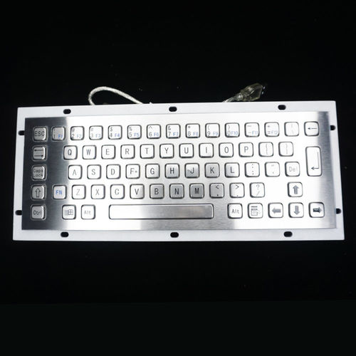 Teclado antivandalismo - MKA-65  - MATE TECHNOLOGY SHENZHEN LIMITED - embutido / com teclas mecânicas / 65 teclas