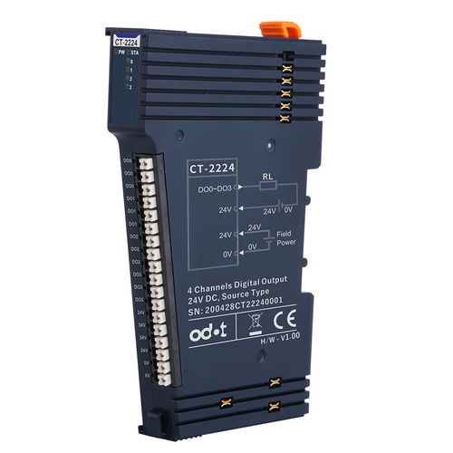 Módulo de saída de 4 canais - CT-2224 - ODOT Automation - digital / ModBUS RTU / Ethernet/IP