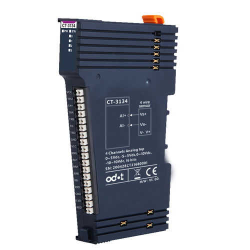 Módulo de entrada de 4 canais - CT-3134 - ODOT Automation - analógico / ModBUS RTU / Modbus TCP