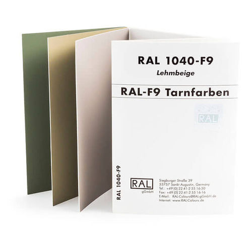 Catálogo de cores RAL - F9 - RAL colours