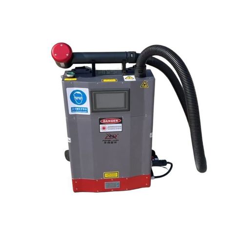 Máquina de limpeza mochila - Jinan Dowell Photoelectricity Equipment Co., Ltd. - a laser de fibra / automática / industrial
