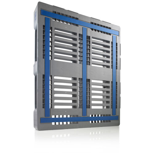 Palete em plástico - CR3 / CR3-5 - Craemer GmbH - com plataforma aberta / multivias / com etiqueta RFID
