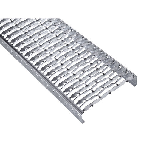 Grade de piso em aço galvanizado - BZ-G - Lichtgitter GmbH - em chapa perfurada / tipo chapa / para revestimento de piso