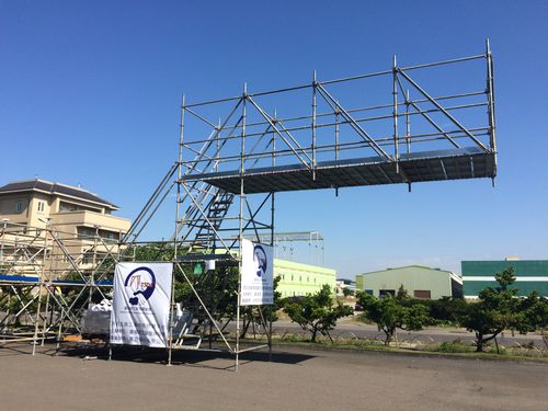 Torre de andaime móvel - SUCOOT CO., LTD. - fixa / suspensa / modular