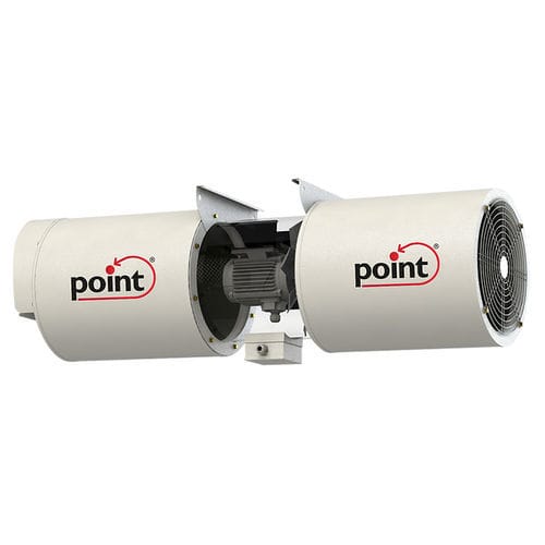 Ventilador com baixo nível de ruído - P-AJF series - POINT KLIMA - com hélice / de circulação de ar / 380 Vca