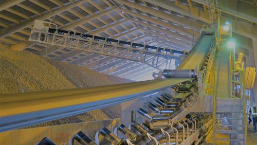 Empilhador para material a granel - AMECO Group - para movimentação / de cimento / automático