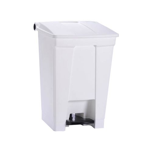 Lixeira em polipropileno - WSB-ANTI-45L-W - Pegasus-Storage - para resíduos industriais / com pedal / antimicrobiana