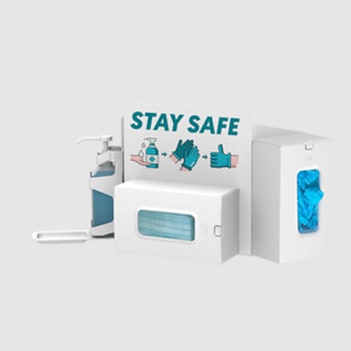 Dispensador para máscaras - HYG-SV1 - Pegasus-Storage - de luvas / de álcool em gel / de parede