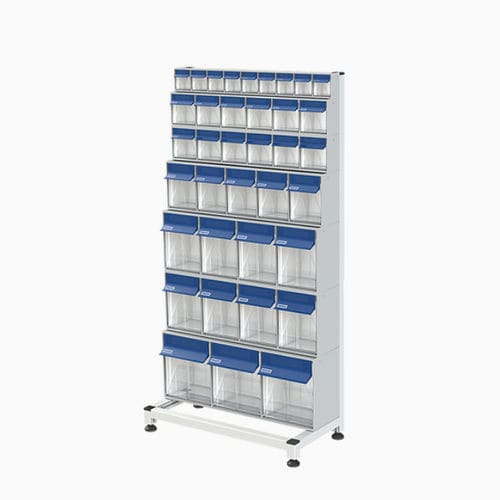 Carrinho em alumínio - Pegasus-Storage - para recipientes de armazenagem / para cargas pesadas / com rodízios