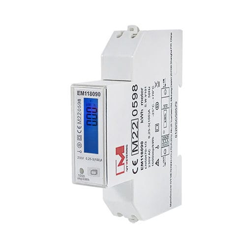 Medidor de energia elétrica monofásico - EM118 series - IVY METERING - para trilho DIN / RS-485 / certificado MID