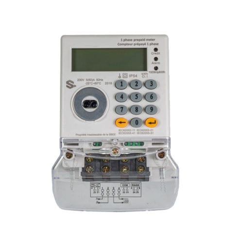 Medidor de energia elétrica monofásico - EM124041  - IVY METERING - para trilho DIN / RS-485 / com saída de pulsos