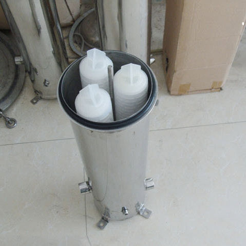 Carcaça de filtro multicartucho - SuZhou KoSa Environmental Protection CO.,LTD - para líquidos / em aço inoxidável