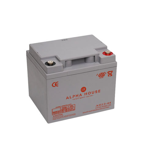 Bateria retangular - AH12-44 - Alpha House Ltd - 12 V / UL / CE