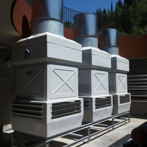 Torre de resfriamento em circuito aberto - PMS - MITA Cooling Technologies S.r.l. - industrial / para HVAC / para distribuição elétrica