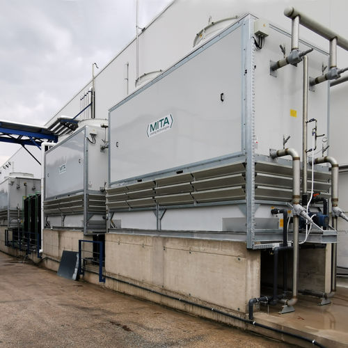 Condensador evaporador - MCE - MITA Cooling Technologies S.r.l. - refrigerado a água / de amônia / axial