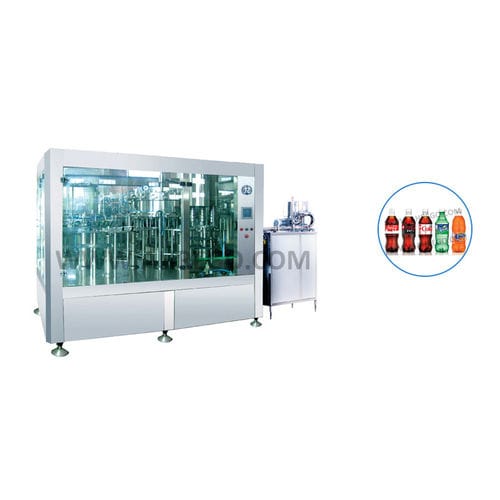 Enxaguadora-enchedora-tampadora para bebida gasosa - Anhui Koyo Rego Machinery Technology Co., Ltd. - para garrafas de plástico / automática / isobárica
